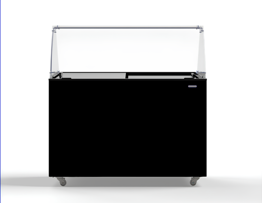 SPEISEISVITRINE JAVA SCHWARZ 8x5 LTR