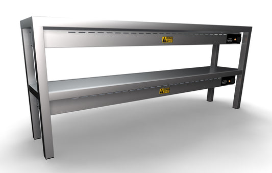 AUFSATZBORD KERAMISCH BEHEIZT 2 STUFIG 1600
8 HEATERS OF 250W