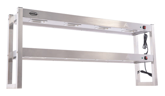 AUFSATZBORD HALOGEN BEHEIZT 2 STUFIG 1500 SELBSTMONTAGE
