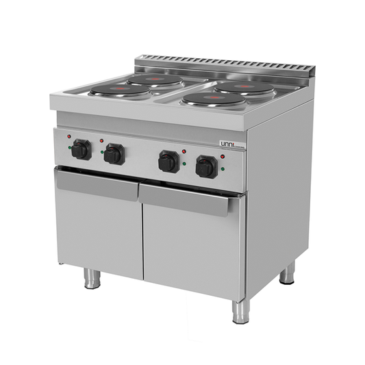 Elektrisch Fornuis met 4 Platen en Onderkast – E70C20-K