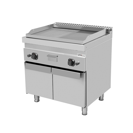 Gas Bakplaat – 1/2 Glad + 1/2 Geribbeld – G70GP20+GS-K