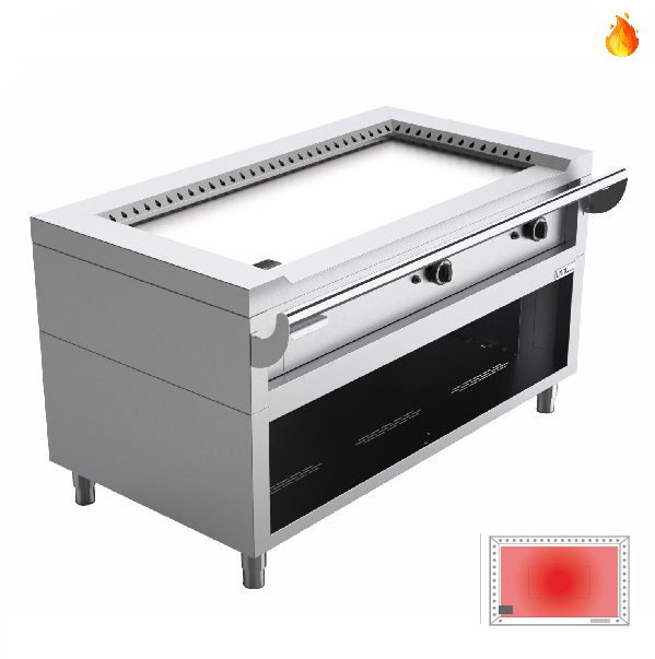 Teppanyaki Bakplaat | Gas | 18,4 kW | GAS