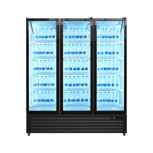 Professionele Display Koelkast 1160 Liter met 3 Glazen Deuren