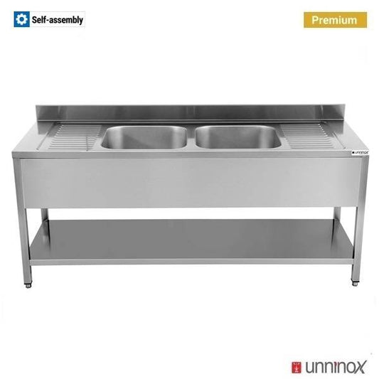 200x70xH85cm – 2 Sinks Middle