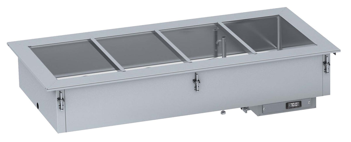 EINBAU BAIN-MARIE 4/1 - AUTOMATISCHE WASSERBEFÜLLUNG