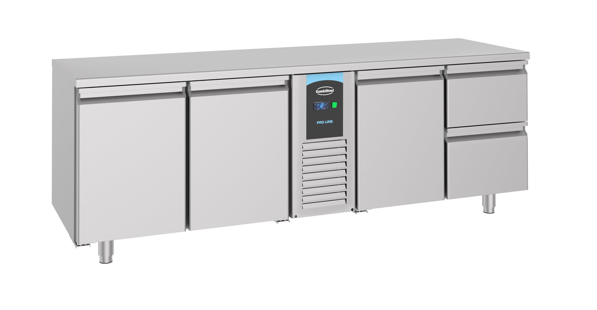 700 KÜHLTISCH 3 TÜREN UND 2 SCHUBLADEN MONOBLOCK ENERGY LINE