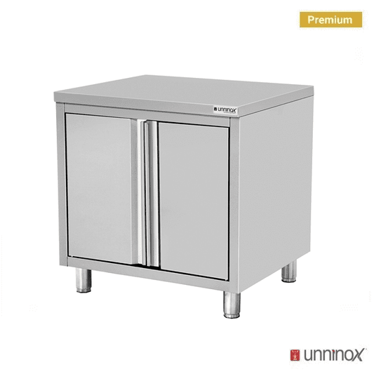 Arbeitsschrank – Tiefe 600 mm, ohne Aufkantung – 700 × 600 × H 850 mm