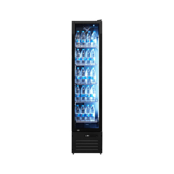 Smalle Display Koelkast 164 Liter met Glazen Deur –