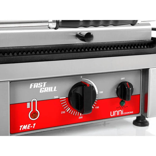 Professionele Contactgrill Geribbeld – 360x300 mm