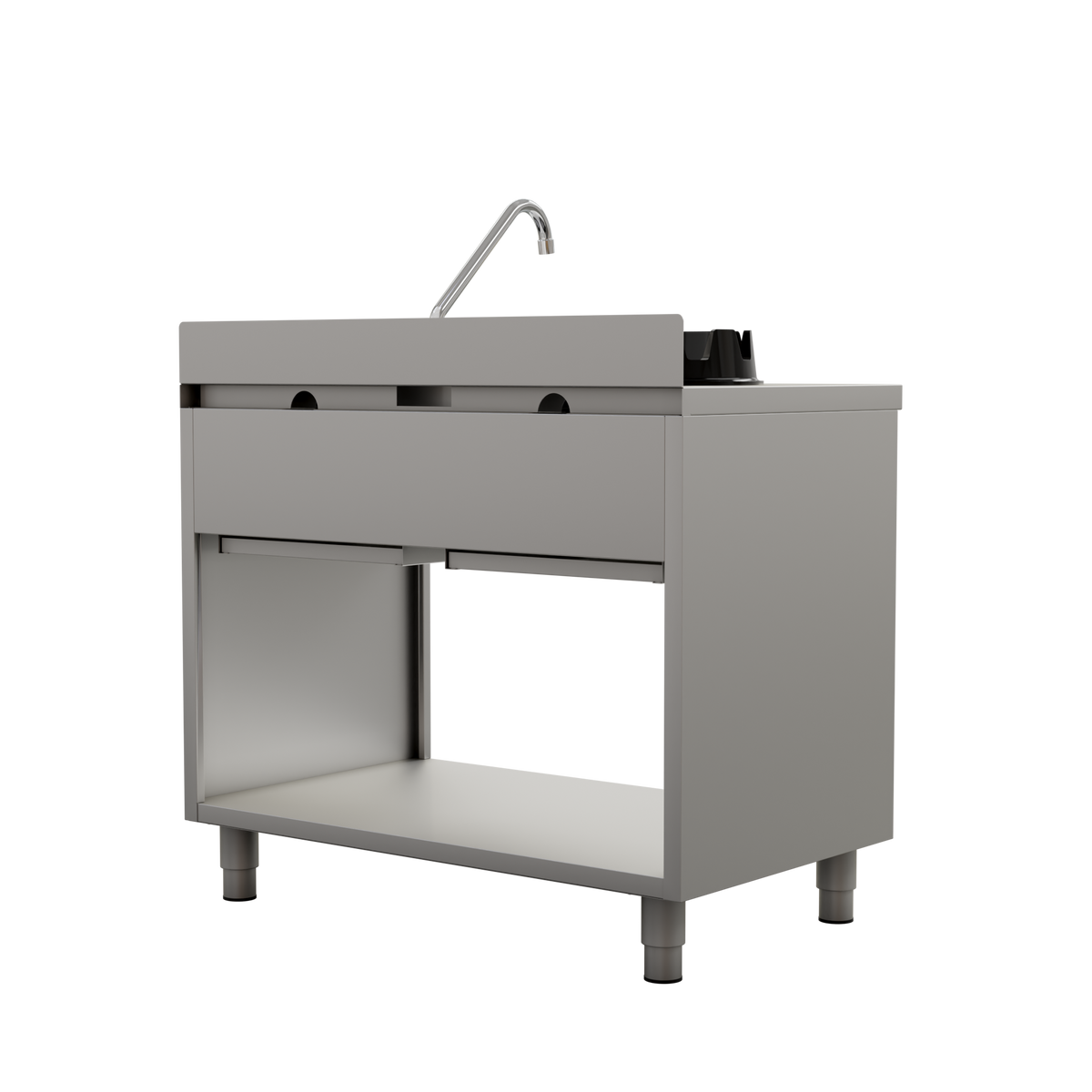 Gas Wokfornuis – 2 × 15 kW – 2 Kookzones