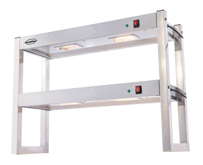 AUFSATZBORD HALOGEN BEHEIZT 2 STUFIG 900 SELBSTMONTAGE