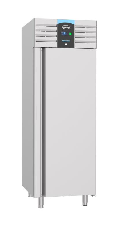 KÜHLSCHRANK EDELSTAHL MONO BLOCK 700 LTR ENERGY LINE
