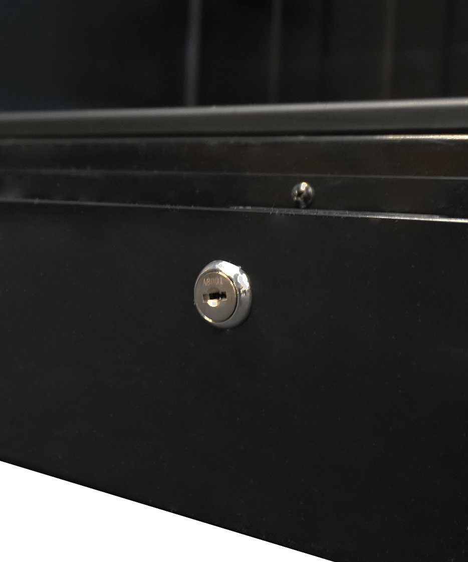 KÜHLSCHRANK 1 GLASTÜR SCHWARZ SVE-450 BL