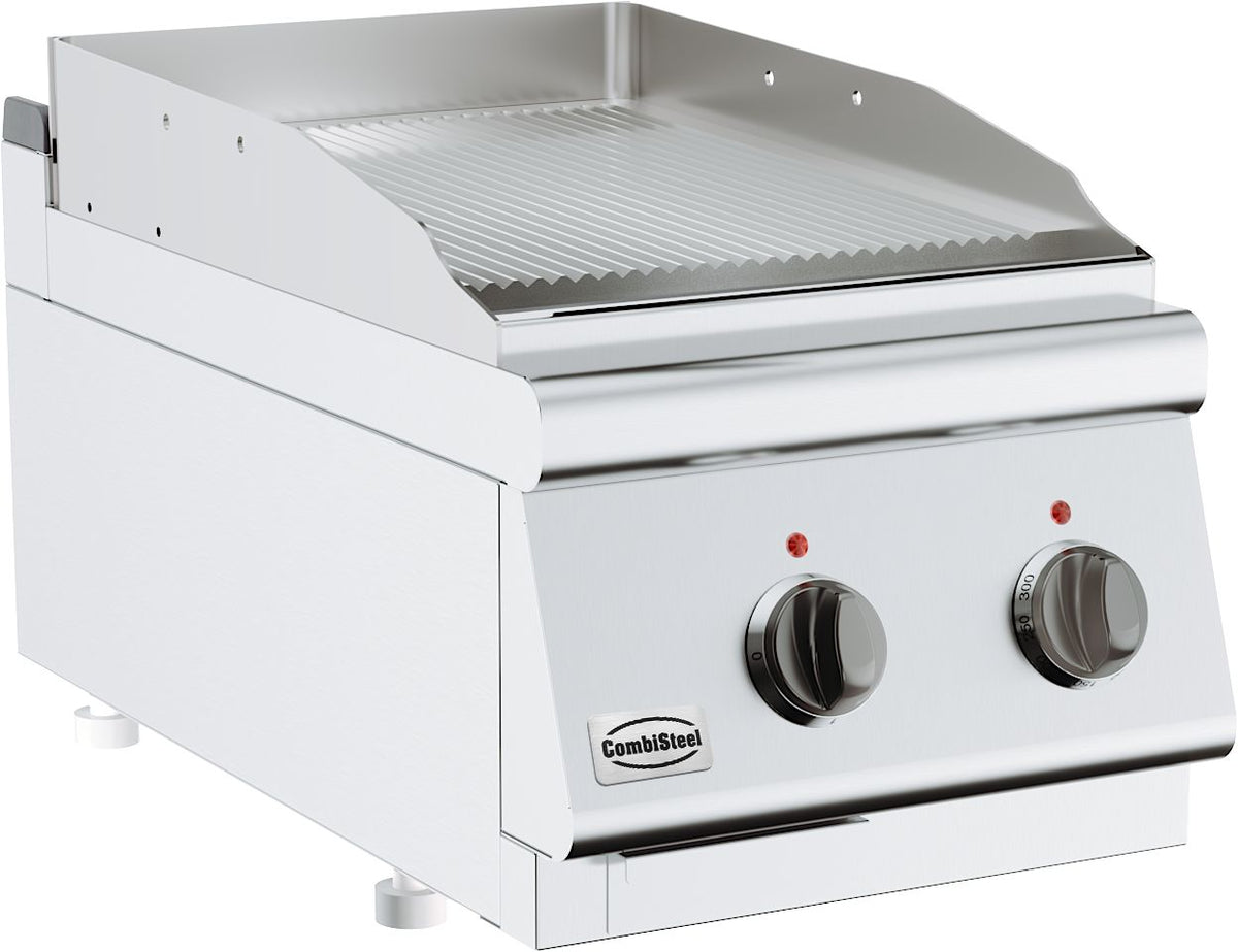 BASE 700 EL. GRILLPLATTE GERILLT