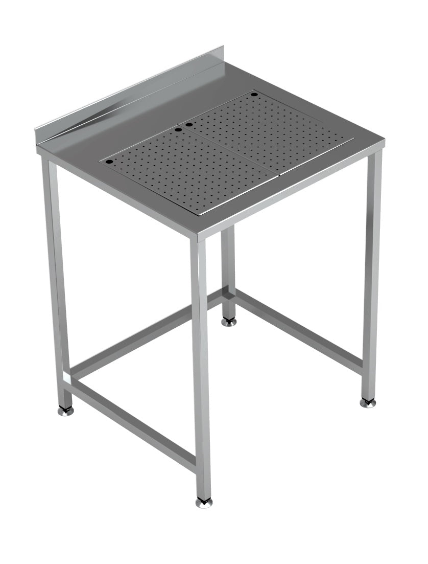 ARBEITSTISCH MIT INTEGRIERTER TROPFSCHALE 700X650