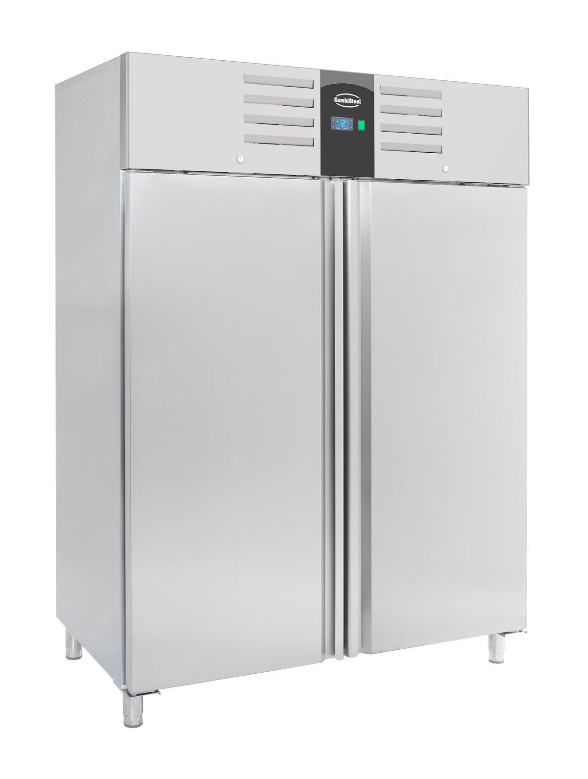 KÜHLSCHRANK EDELSTAHL 2 TÜREN 1400L ENERGY LINE
