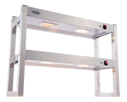 AUFSATZBORD HALOGEN BEHEIZT 2 STUFIG 900 SELBSTMONTAGE
