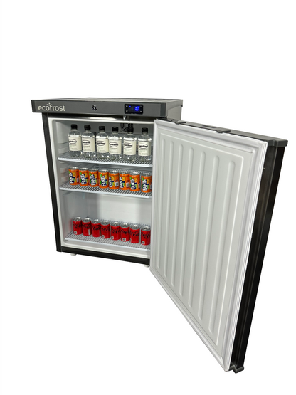 KÜHLSCHRANK EDELSTAHL 1 TÜR 200L