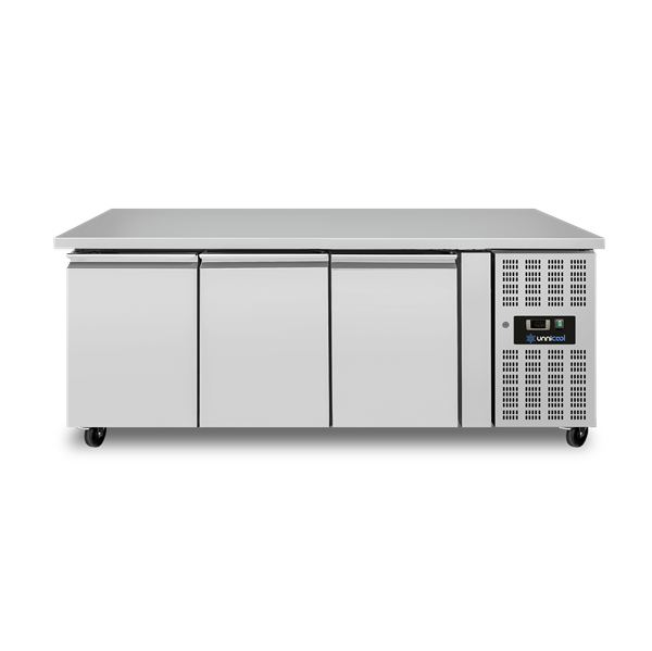 Koelwerkbank – 3 Deuren – Zonder Achteropstand – 1790 × 700 × 850 mm