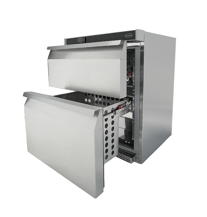 KÜHLSCHRANK RFS 2 SCHUBLADEN