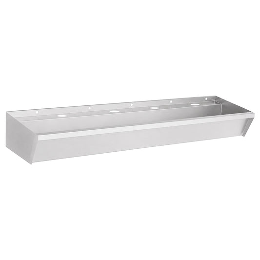 WASCHBECKEN EDELSTAHL 4 LÖCHER 1800X360X135MM | COMBISTEEL 7490.0350