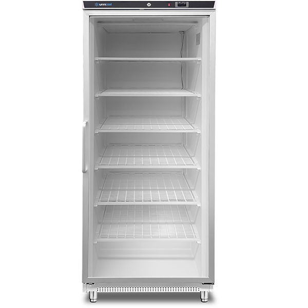 Vrieskast | 630 Liter | Wit + Glas | –18°C tot –22°C | Geventileerde Koeling | 775 × 735 × 1920 mm