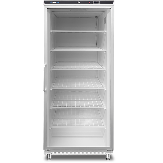 Vrieskast | 630 Liter | Wit + Glas | –18°C tot –22°C | Geventileerde Koeling | 775 × 735 × 1920 mm
