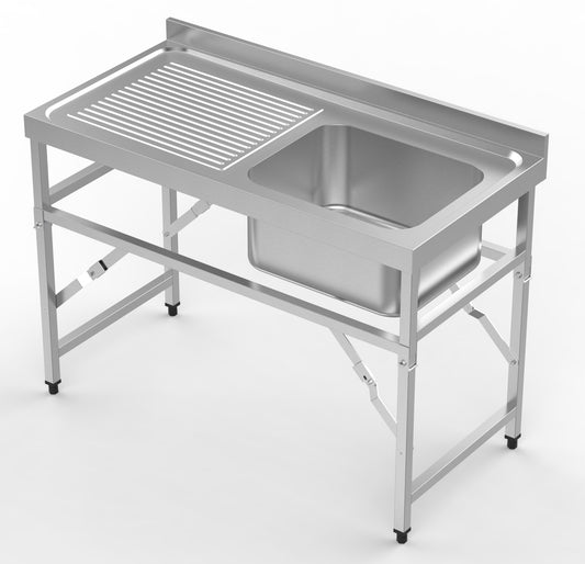 600 ZUSAMMENKLAPPBARE SPÜLTISCH 1200 1R