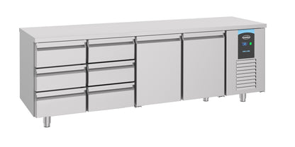 700 KÜHLTISCH 2 TÜREN 6 SCHUBLADEN ENERGY LINE