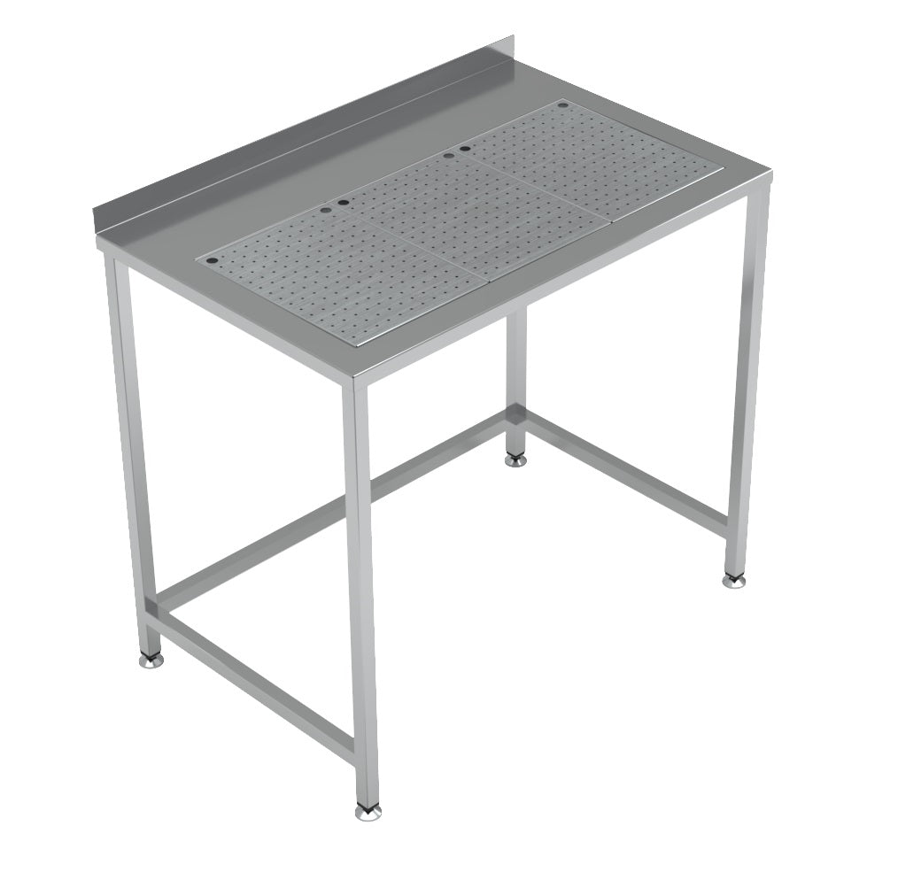 ARBEITSTISCH MIT INTEGRIERTER TROPFSCHALE 1000X650