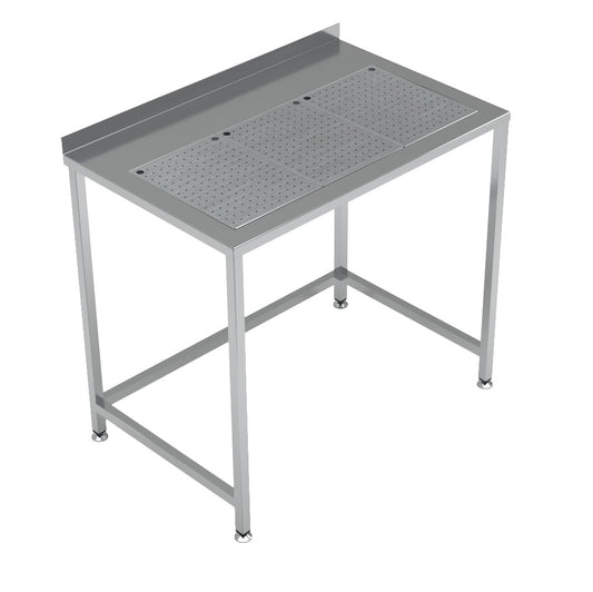 ARBEITSTISCH MIT INTEGRIERTER TROPFSCHALE 1000X650