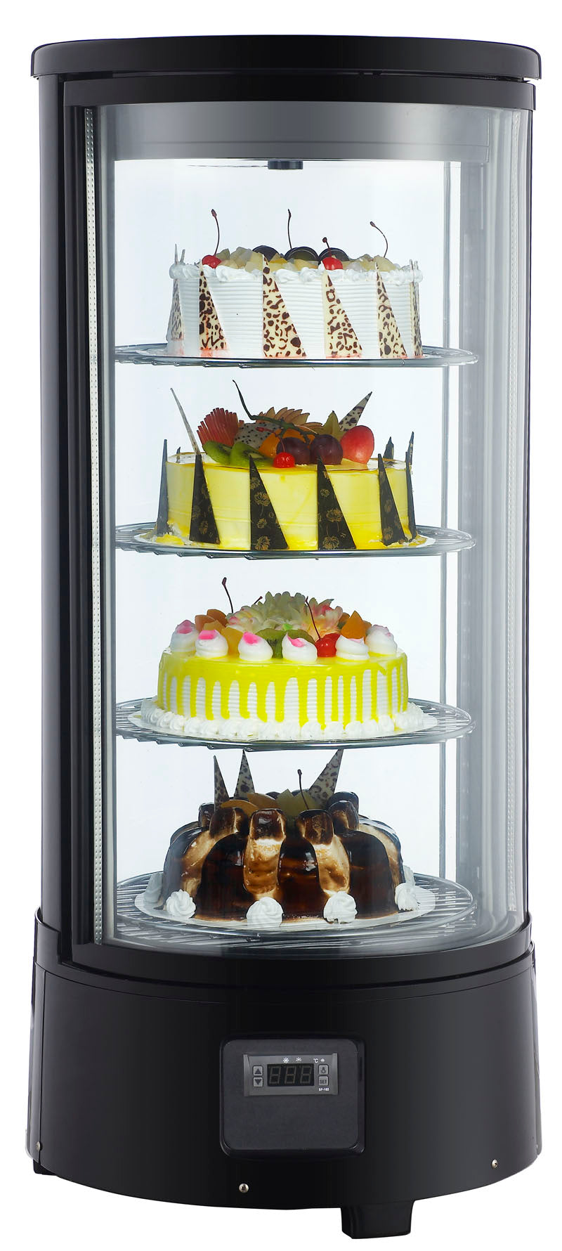 ROTIERENDE KÜHLVITRINE 72L
