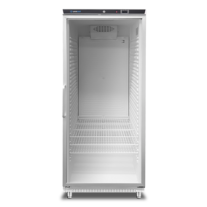 Koelkast | 630 Liter | Wit + Glas | +2°C tot +8°C | Geventileerde Koeling | 775 × 735 × 1920 mm