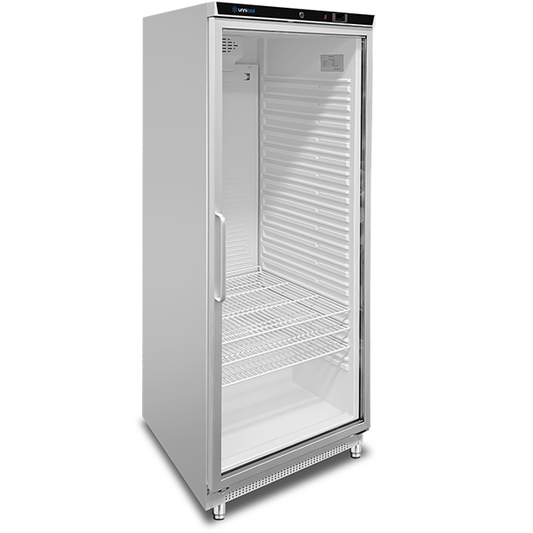 Koelkast | 630 Liter | Wit + Glas | +2°C tot +8°C | Geventileerde Koeling | 775 × 735 × 1920 mm