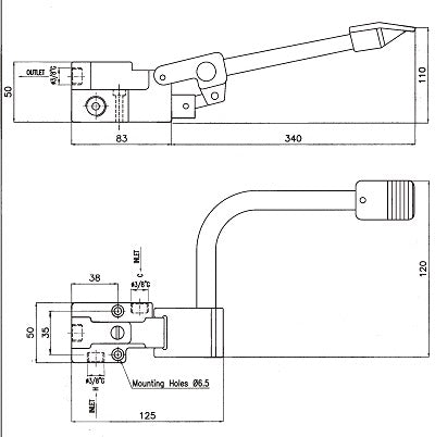 MISCHZAPFEN MIT FUßBEDIENUNG 1 PEDAL