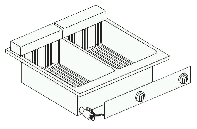 ELEKTROFRITEUSEN 2X10 L
