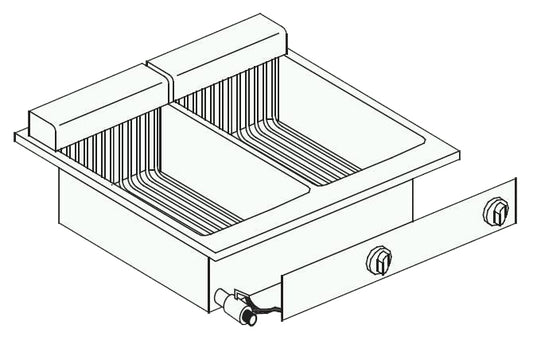 ELEKTROFRITEUSEN 2X10 L