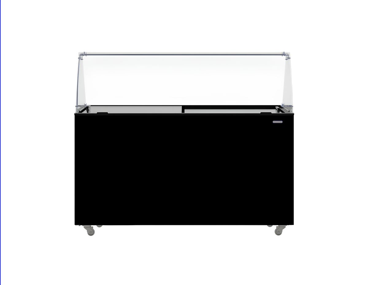 SPEISEISVITRINE TENERIFE SCHWARZ 10X5 LTR