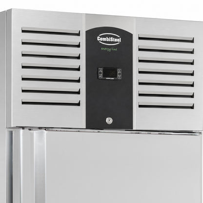 KÜHLSCHRANK EDELSTAHL 1 TÜR 560L ENERGY LINE