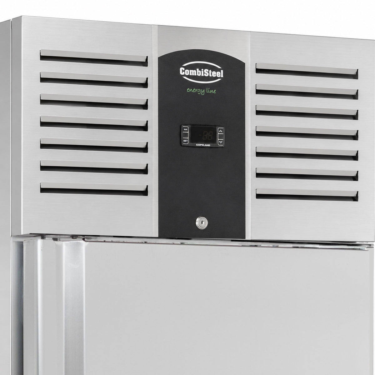 TIEFKÜHLSCHRANK EDELSTAHL 1 TÜR 560L ENERGY LINE