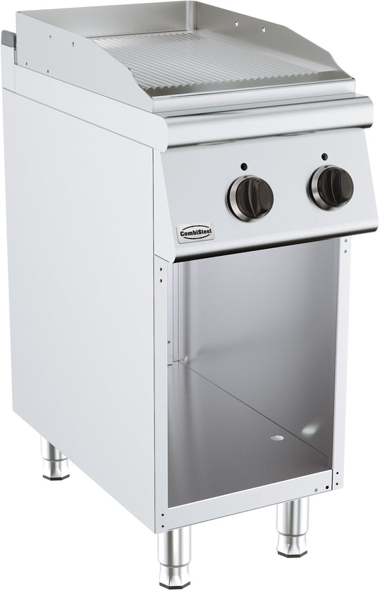 BASE 700 EL. GRILLPLATTE GERILLT