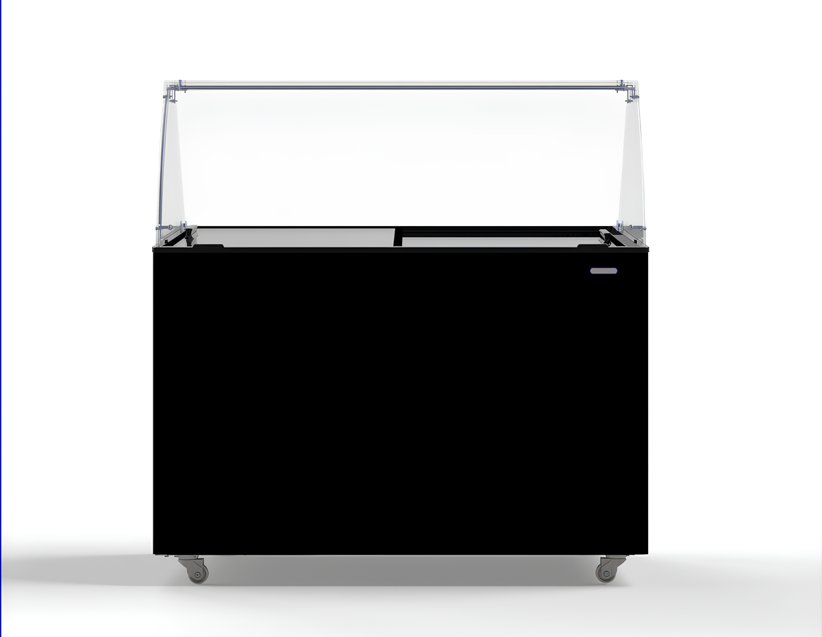 SPEISEISVITRINE JAVA SCHWARZ 8x5 LTR