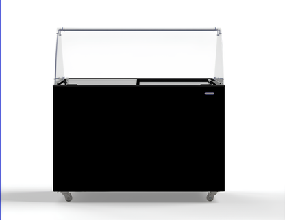 SPEISEISVITRINE JAVA SCHWARZ 8x5 LTR