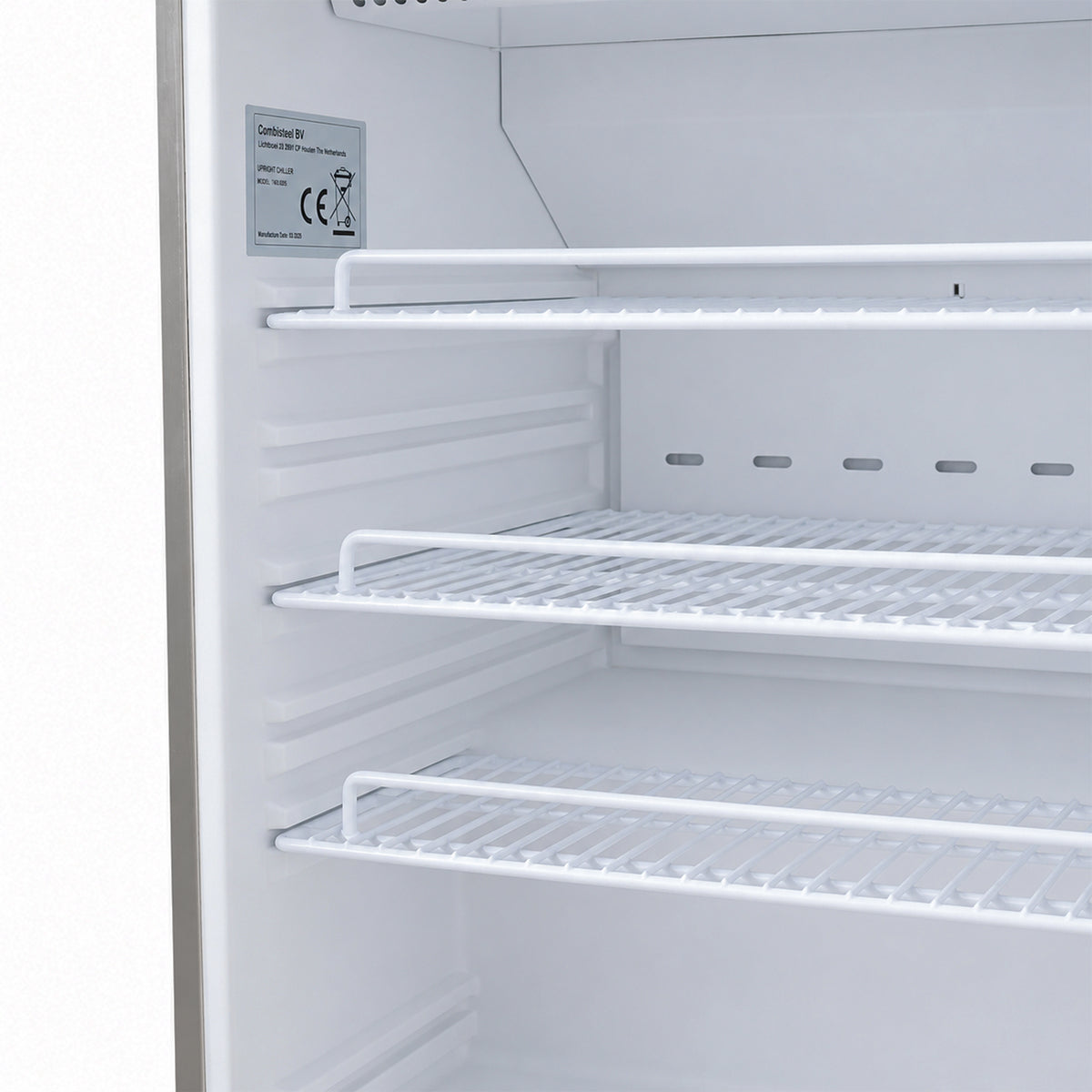 KÜHLSCHRANK EDELSTAHL 1 TÜR