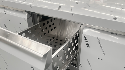 Koelwerkbank | Laag Model | 4 Laden (1/1 GN) | 2040 × 700 × 600 (H) mm