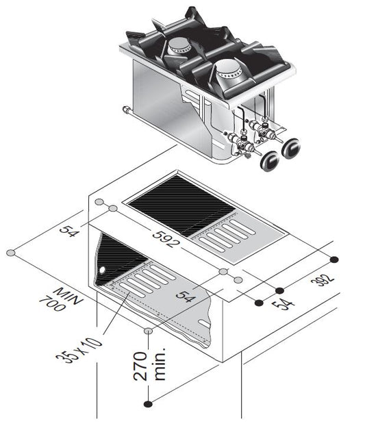 GASHERD 2 BR. 7KW