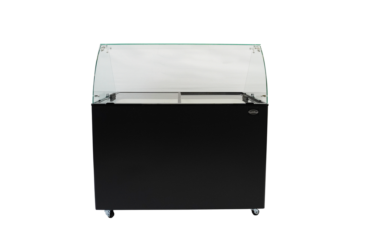 SPEISEISVITRINE JAVA SCHWARZ 8x5 LTR