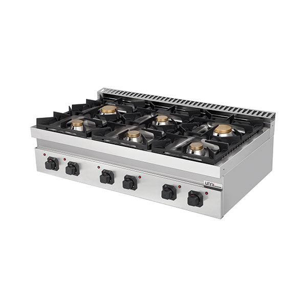 Gasfornuis – 44 kW – 6 Branders