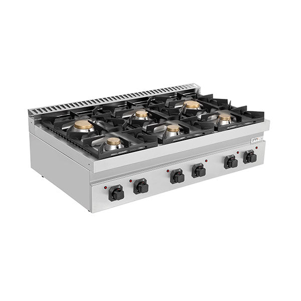 Gasfornuis – 44 kW – 6 Branders