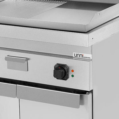 Elektrische Bakplaat – 1/2 Glad + 1/2 Geribbeld – E70GP20K+GS